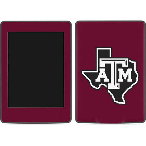 Texas A&M University Black Logo Amazon Kindle Skin